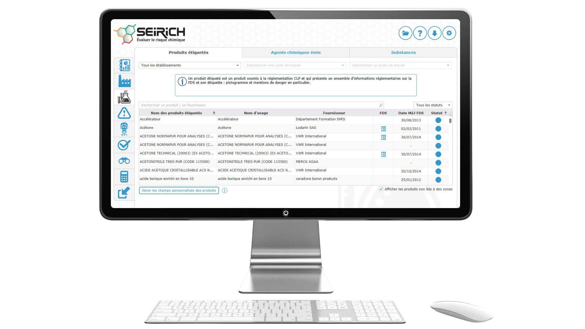 Seirich : le logiciel de référence pour évaluer le risque chimique
